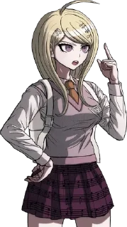 😲 emoji Kaede Akamatsu Telegram sticker 24 of 50