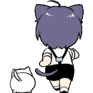 🐈‍⬛ emoji Boy of the black cat @nyakwii Telegram sticker 10 of 10