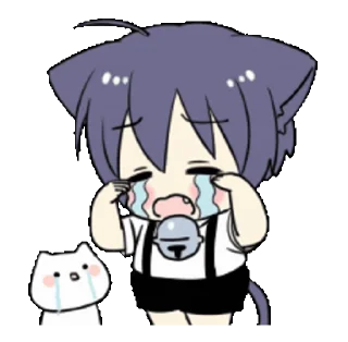 🐈‍⬛ emoji Boy of the black cat @nyakwii Telegram sticker 5 of 10