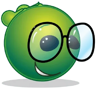 🌟 emoji green alien lol ||| Telegram sticker 14 of 62