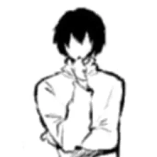 🤔 emoji Дазайка Telegram sticker 14 of 94