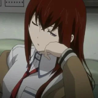 Sticker from Makise Kurisu by @Astra1iX