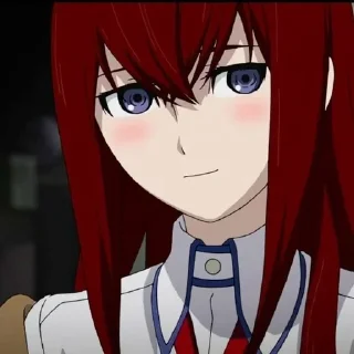☺️ emoji Makise Kurisu by @Astra1iX Telegram sticker 10 of 17