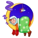 😴 emoji Yuri Telegram sticker 11 of 15