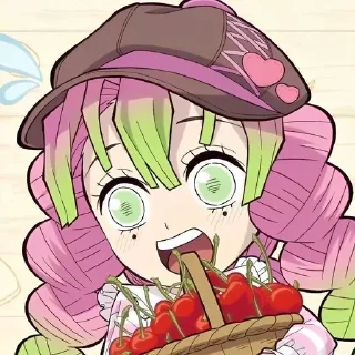 🌟 emoji 「 Mitsuri Kanroji.  :: Kny Telegram sticker 7 of 22