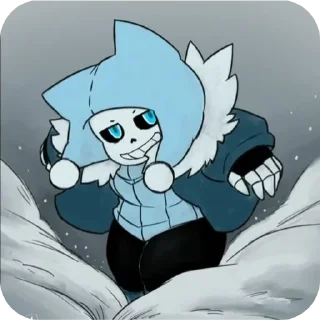🌟 emoji BlizzardCat Sans Telegram sticker 13 of 98