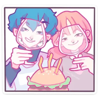 🎂 emoji Малиновый Джем @TgSticker Telegram sticker 23 of 50