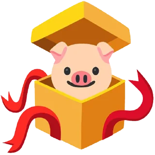 🎁 emoji Pig wrld Telegram sticker 8 of 28