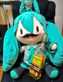 🥃 emoji Hatsune Miku！！ Telegram sticker 12 of 38