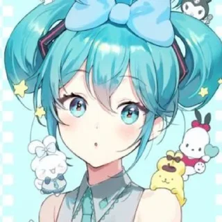 🌟 emoji Miku 01 Telegram sticker 21 of 108