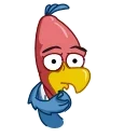 🤢 emoji Vulture Bird Telegram sticker 9 of 15