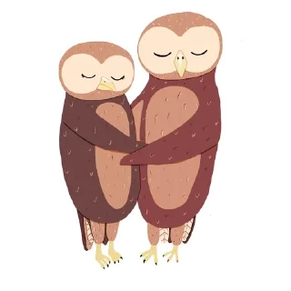 🤗 emoji JustAnOwl Telegram sticker 6 of 12