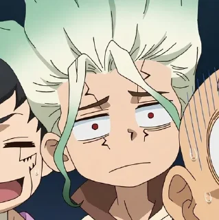 🌟 emoji Senku Ishigami @mika_stiki Telegram sticker 8 of 35