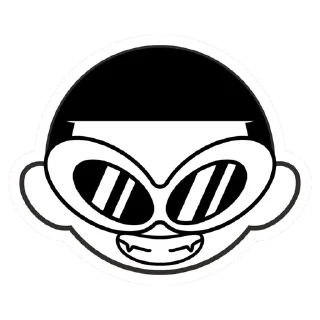 😎 emoji Y2K characters @DozaEmoji Telegram sticker 16 of 60