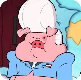 🐽 emoji 𝑾𝒂𝒅𝒅𝒍𝒆𝒔 @gravityfalls_st 👁️⃤ Telegram sticker 15 of 36