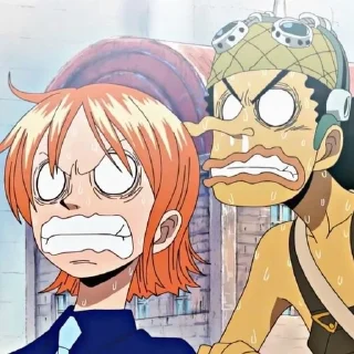 😰 emoji |ONE PIECE| Telegram sticker 15 of 46