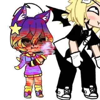 🤩 emoji Gacha meow как смысл жизни Telegram sticker 8 of 19