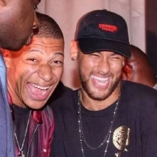 🤣 emoji neymar&mbappe Telegram sticker 14 of 41