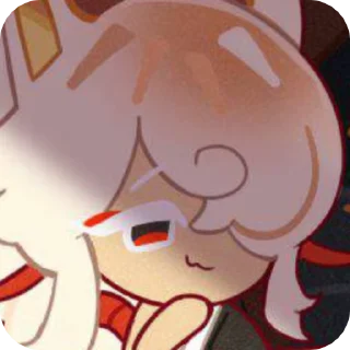 🥮 emoji 𓍼 | Manju Cookie 🥮 [ @crkstick ] Telegram sticker 15 of 60