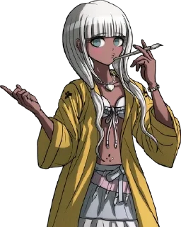 🤍 emoji 💛Angie Yonaga🤍 Telegram sticker 20 of 63