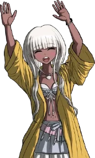 🤍 emoji 💛Angie Yonaga🤍 Telegram sticker 16 of 63