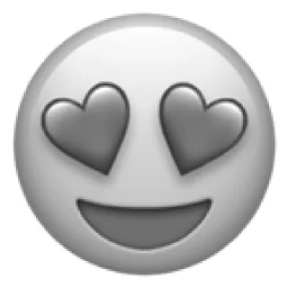 🤩 emoji grey & @PremsStickers 01 Telegram sticker 16 of 120