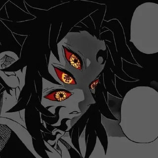 ☔ emoji ☔ Кокушибо/Мичикацу☔ @demonslaertangiro Telegram sticker 19 of 25