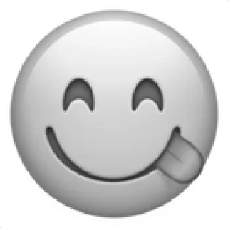 🤩 emoji grey & @PremsStickers 01 Telegram sticker 24 of 120