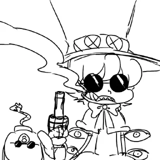 😎 emoji :: ᩏꫀꪖᨶꪮᨶƙ • @VIPACHKA Telegram sticker 24 of 45