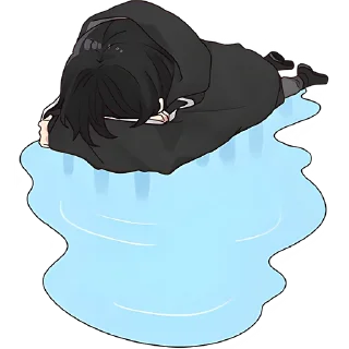 😭 emoji Юрудура-кун [BIG] @Nyasticks Telegram sticker 20 of 41