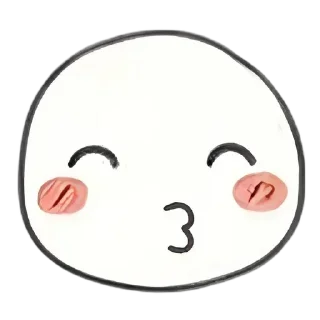 😘 emoji doodle smile by @AIStixBot Telegram sticker 14 of 26