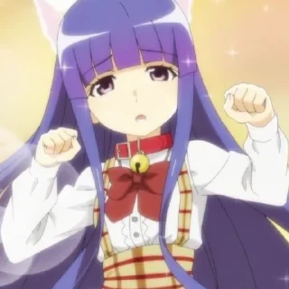 😣 emoji Rika Furude | @hig7rashi Telegram sticker 9 of 64
