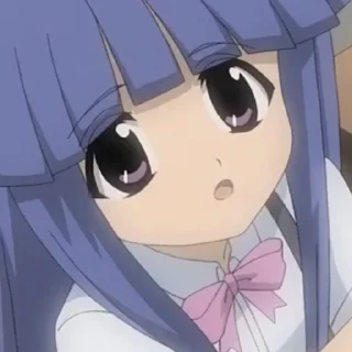 😮 emoji Rika Furude | @hig7rashi Telegram sticker 15 of 64
