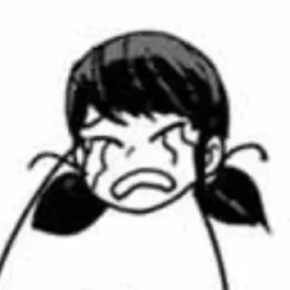 😭 emoji marinette/ladybug by @cienfll Telegram sticker 3 of 68