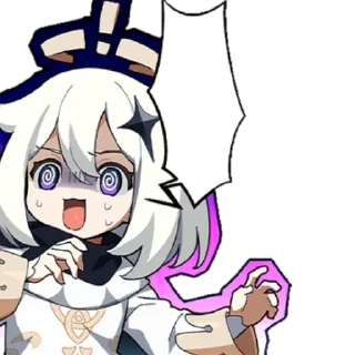 Sticker from Paimon by @anime_stickerr