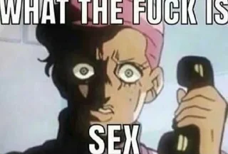 😶 emoji Jojo cringe 2 Telegram sticker 9 of 120
