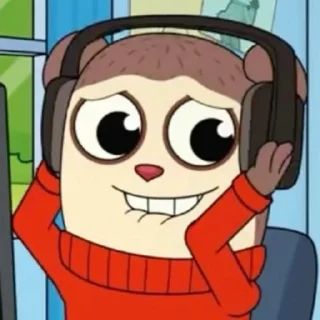 🎶 emoji HELP=👍 Telegram sticker 14 of 90