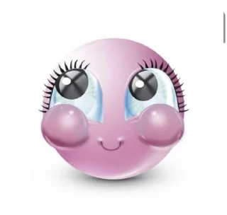 🌟 emoji Pink emoji face Telegram sticker 9 of 16