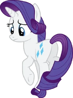 Sticker from Rarity | @MyLittlePony_bots