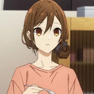 😶 emoji HoriMiya Telegram sticker 8 of 45