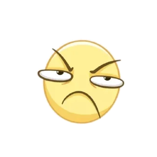 😠 emoji ВК смайлы Telegram sticker 9 of 13