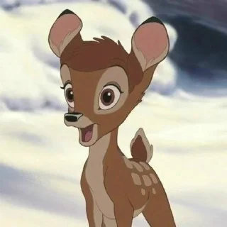 🌟 emoji Bambi Telegram sticker 24 of 44