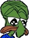 😢 emoji Distortion Pepe @Trumpach Telegram sticker 17 of 62