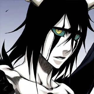 😏 emoji Ulquiorra @bleacheb Telegram sticker 15 of 18