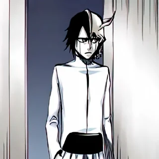 🫤 emoji Ulquiorra @bleacheb Telegram sticker 6 of 18