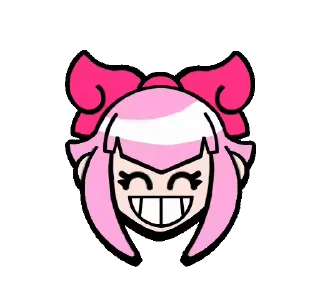 😁 emoji Melodie Brawl Stars 🎀💘🎶 Telegram sticker 8 of 106