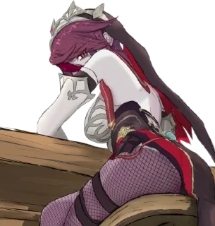 🍑 emoji Rosaria Telegram sticker 5 of 13