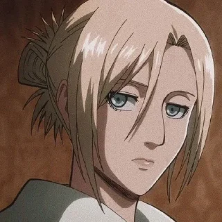 🙃 emoji Энни Леонхарт АОТ Telegram sticker 11 of 23