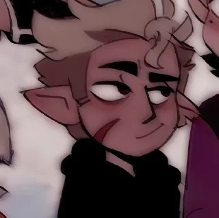 🦉 emoji Хантер и Эдрик @Aimee_omoide Telegram sticker 22 of 112