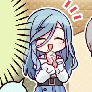 😄 emoji Shizuku!! Telegram sticker 6 of 23